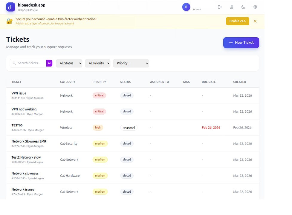 Ticket Management Dashboard